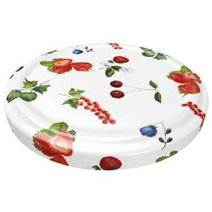 Dosen-Zentrale Twist-off-Deckel 66mm pasteurisationsfest Dekor Obstgarten Matt 6er Beutel - Product Image 2