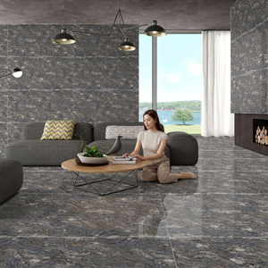 Roar Gris Double Charge Porcelain Tiles Glossy Finish Premium Flooring for Residential and Commercial Projects 60x120cm - Product Image 3