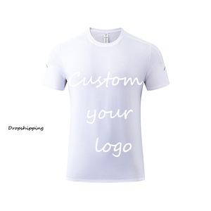 T-shirt personnalisé pour homme, col rond, 300 g/m², impression numérique de logo de haute qualité, 2026 - Product Image 4