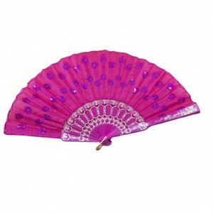 Abanico de Mano de Plástico Personalizado con Impresión en Español para Regalo de Boda - Product Image 1