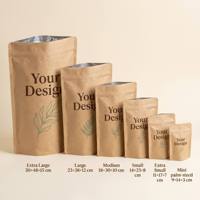 Bolsa de Papel Kraft Natural Ximu, Ecológica, Reciclable, Biodegradable, para Empaquetado Botánico, Servicio OEM ODM