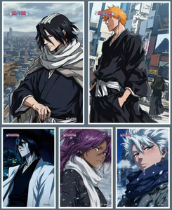 Cartes de collection PGU Culture <span class=keywords><strong>Bleach</strong></span> : Personnages d'anime de la Guerre des Mille Ans, cartes de jeu d'art, jouets - Product Image 5