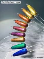 Gel Constructor UV Camaleón Aurora Opal Glitter en 9 Colores, Gel Semipermanente para Arte de Uñas para Salón y Uso Personal