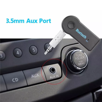 Receptor de Audio y Música para Auto BT, Nuevo Adaptador Transmisor Receptor Estéreo de Audio para Auto y Hogar con Bluetooth 4.2 y Conector de 3.5mm