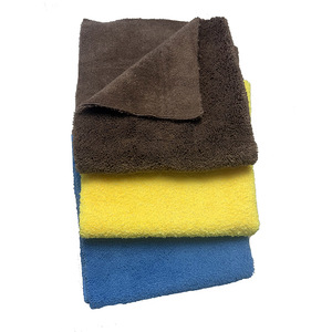 Coche láser 400gsm tejido microfibra largo corto Terry detallando <span class=keywords><strong>Sonic</strong></span> Buff Edgeless <span class=keywords><strong>toalla</strong></span> 40*40cm logotipo en relieve de secado rápido - Product Image 3