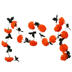 <span class=keywords><strong>L</strong></span>-050 indiano decorazione di nozze Dia De Muertos messicano Fiesta giorno <span class=keywords><strong>dei</strong></span> morti Diwali fiore di calendula artificiale - Product Image 5