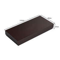 Boîte rigide de luxe en papier recyclable avec logo doré, compartiments divisés, pour emballage cadeau de truffes