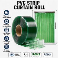 BaiJia, faible MOQ, rideau de fenêtre en PVC transparent normal, feuille de plastique PVC souple transparente, service de découpe sur mesure