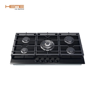 Customized Cooktop OEM Supplier Built in 36 Inch Tempered Glass Stove 5 Burner Gas - Product Image 1