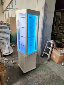 Retail Shop Jewelry <strong>Display</strong> Showcases High Displayer <strong>Case</strong> <strong>Rotation</strong> Jewelry <strong>Display</strong> Cabinet - Product Image 4