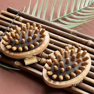 Brosse de <span class=keywords><strong>massage</strong></span> en bois naturel à coussin d'air, marque privée, anti-cellulite, pour sauna, spa, relaxation corporelle - Product Image 3