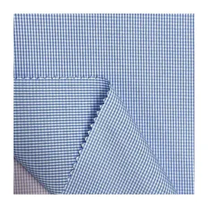 Manufacturer Mens Shirting Yarn Dyed Check Woven TC 65% Polyester 35% Cotton Fabric for school uniform