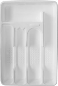 <b>Small</b> Rectangle Japan Style Kitchen <b>Drawer</b> Divider White PET Compartment Stackable Eco-Friendly Desktop Storage Box Organizer - Product Image 2