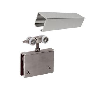 Rodillos transportadores de rodillos de nailon individuales de diseño moderno <span class=keywords><strong>Cremallera</strong></span> 798 para puertas correderas para hoteles-Material plástico duradero - Product Image 3