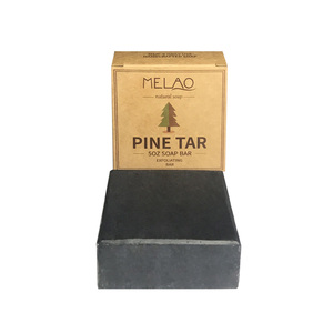 Venta al por mayor Natural Pine Tar jabón con Woodsy aroma y piel exfoliante exfoliación para los hombres - Product Image 2