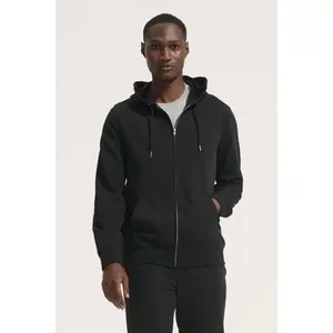 Felpa con Zip Intera, Merchandising Sostenibile - Product Image 3