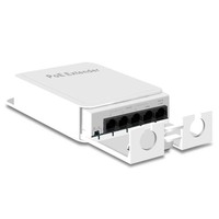 Neue aktive wasserdichte PoE-Extender-Unterstützung IEEE802.3AF AT BT mit 250m VLAN für POE-Switch NVR IP-Kamera-Poe-Extender