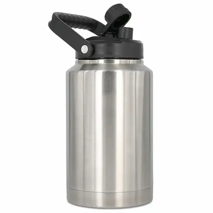 1 Gallon Water Bottle Large Capacity Vacuum Insulated Growler 128oz Jug