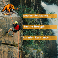 Paracord 550 Nylon/Polyester 100m/rouleau - Utilisation multi-scènes : survie, tactique, bricolage, camping, sauvetage, fabrication de bracelets