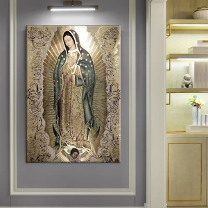 Arte religiosa decorazione immagine signora di Guadalupe arte della parete pittura su tela la vergine di Guadalupe <span class=keywords><strong>Poster</strong></span> arte cattolica decorazione <span class=keywords><strong>camera</strong></span> <span class=keywords><strong>da</strong></span> <span class=keywords><strong>letto</strong></span> - Product Image 1