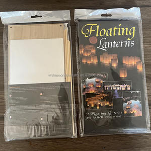 Lanterne Galleggianti Cinesi Artigianali in Legno con Candela e <span class=keywords><strong>Carta</strong></span> Biodegradabile Fabbricazione all'Ingrosso - Product Image 6
