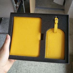 Funda para tarjeta de crédito Id Titulares de pasaporte Conjuntos de etiquetas de equipaje Cartera personalizada Viaje personalizado Pu Cuero Pasaporte conjunto - Product Image 1