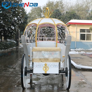 Exclusiva Carruaje de Caballos Blanco para Bodas al Estilo Occidental, Último Modelo, Transporte Especial para Bodas Reales Modernas - Product Image 5