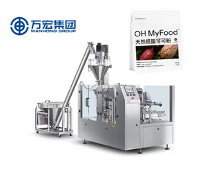 Automatic Flour Zipper Pouch Packing Machine Giving Bag Powder Packing Machine Gusset Powder Packing Machine