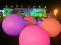 Club télécommande éclairé gonflable tactile musique fête ballon led balle rebondissante PVC interactif zygote balle pour la fête