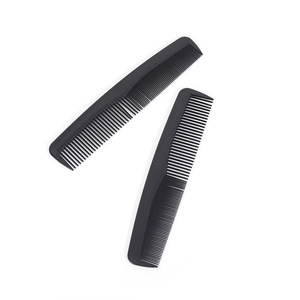 Baihe Biodegradable de plástico negro de doble cara arco peine de peluquería Estilo clásico Mini hogar portátil - Product Image 6