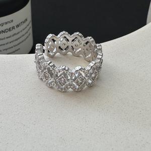 Anillo Wenchi de Estilo Italiano Simple, Plata de Ley S925, Circonita Brillante, Diseño Romántico y Exclusivo, Joyería de Lujo Ligero, Modelo 22667 - Product Image 1