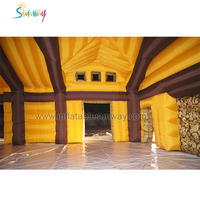 Sunway structure gonflable maison de chalet chapiteau de mariage gonflable éclairé par LED tente gonflable de fête à vendre