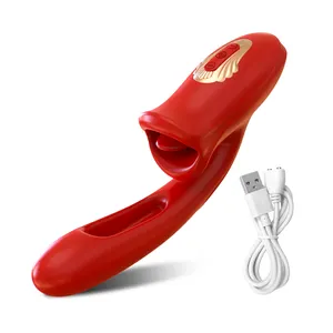 Alwup Biting Vibrator 3 In 1 Mouth Toy Multiple Stimulations Orgasm Artifact For Female Sex Toys Wholesale Flapping Vibrator