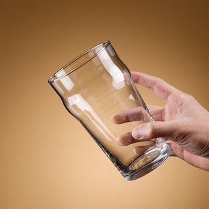 أواني زجاجية كلاسيكية تهب بيلسنر 10 أونصة 16 أونصة 20 أونصة زجاج بيرة شعار مخصص زجاج بيرة بيلسنر قابل للتكديس - Product Image 2