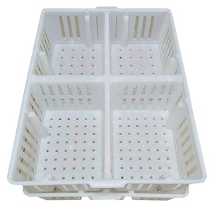 Jaula de Transporte para Pollos Vivos, Caja de Transporte para Pollitos, Jaula de Transporte de Plástico para Aves de Corral, para Patos y <span class=keywords><strong>Palomas</strong></span> - Product Image 5