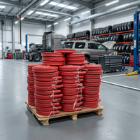 Tuyau d'incendie plat KUN PENG en caoutchouc nitrile NBR avec coins renforcés, résistance à la pression de 16 bars, conception durable et flexible, résistant à la chaleur