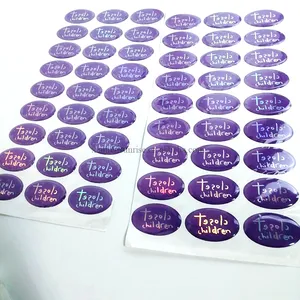 High Quality Dome Labels Resin Stickers with Adhesive Custom Size Acrylic Stickers Accept