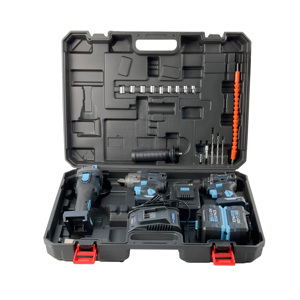 Jeu d'outils à batterie 600n.m Clé à chocs 20V perceuse sans fil Angle <span class=keywords><strong>Gringer</strong></span> 125mm - Product Image 1