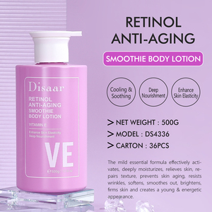 Lozione corpo schiarente Disaar 500ml con vitamina C, niacinamide, retinolo e acido ialuronico, crema idratante illuminante per il corpo. - Product Image 5