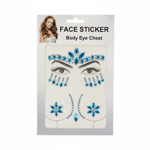 Wholesale Peiyong Brand Model 316061 <b>Face</b> and Body <b>Gem</b> Decorative Stickers Set for Eye and Chest Decoration - Product Image 2