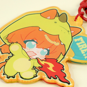 Vograce tùy chỉnh <span class=keywords><strong>2025</strong></span> mới đến mịn Epoxy kết thúc tùy chọn hiệu ứng ba chiều cạnh tròn làm tròn rõ ràng Acrylic móc khóa - Product Image 2