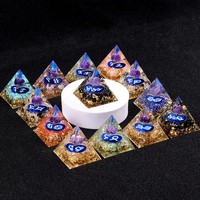 Premium Sternbild-Kristallpyramide Ornament Heilkristall Schreibtisch-Deko Großhandel