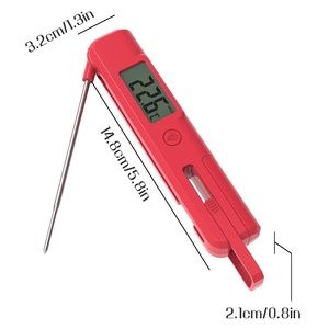 Barbekü ızgara duman için et termometresi ile dijital anında okuma pişirme termometresi mutfak gıda arkadan aydınlatmalı LCD
