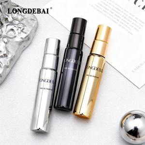 New Arrival Custom Perfume <b>Spray</b> <b>Bottle</b> Perfume Glass Sample <b>Bottle</b> 10ml Gold Silver Black Round <b>Empty</b> Perfume <b>Bottle</b> with Lid - Product Image 2