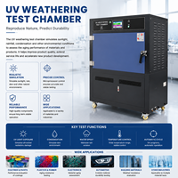 Cámara de Prueba de Resistencia a la Intemperie UV, Máquina de Prueba Climática de Resistencia a los Rayos Ultravioleta, Simulación de Envejecimiento UV