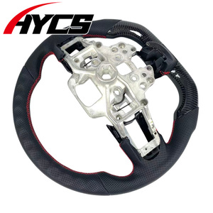 Volant sport en fibre de carbone haut de gamme personnalisé pour <span class=keywords><strong>Ford</strong></span> Shelby <span class=keywords><strong>V8</strong></span> Super Snake Mach1 Mustang S550 GT350 GT500 Coupé 2015-2023 - Product Image 3
