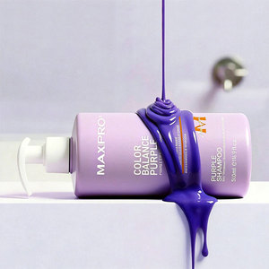 Shampooing <span class=keywords><strong>violet</strong></span> bio végétalien sans silicone blanchissant 500ml pour cheveux bouclés abîmés, réparateur, hydratant, nourrissant, respectueux de la couleur - Product Image 2