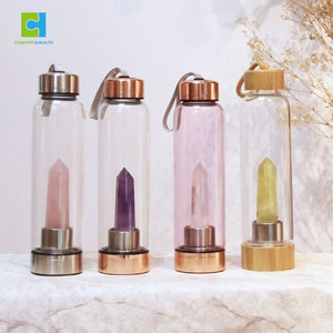 Botella <span class=keywords><strong>de</strong></span> Cristal <span class=keywords><strong>de</strong></span> Agua <span class=keywords><strong>de</strong></span> Primera Calidad para Sanación Energética y un <span class=keywords><strong>Estilo</strong></span> <span class=keywords><strong>de</strong></span> <span class=keywords><strong>Vida</strong></span> <span class=keywords><strong>Saludable</strong></span> - Product Image 5