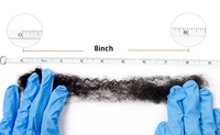 Lungo imballaggio Afro crespo alla rinfusa capelli umani Dreadlocks extension per capelli 4C per trecciatura cheveux humains
