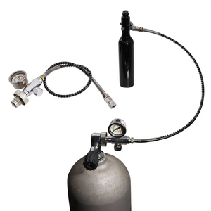 Valvola di immersione TUXING DIN Fill Station regolatore bombola <span class=keywords><strong>HPA</strong></span> serbatoio aria in acciaio inox DIN G5/8-14 adattatore di ricarica subacquea - Product Image 6